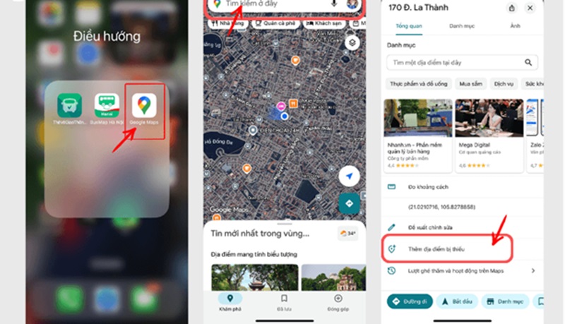 Trên điện thoại