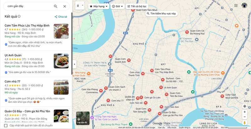 Các loại quảng cáo trên Google Map và cách triển khai