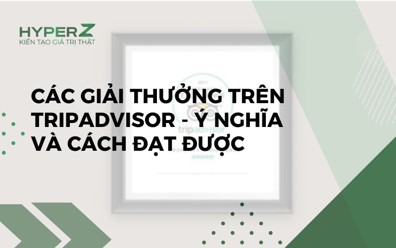 Giải Thưởng Trên Tripadvisor