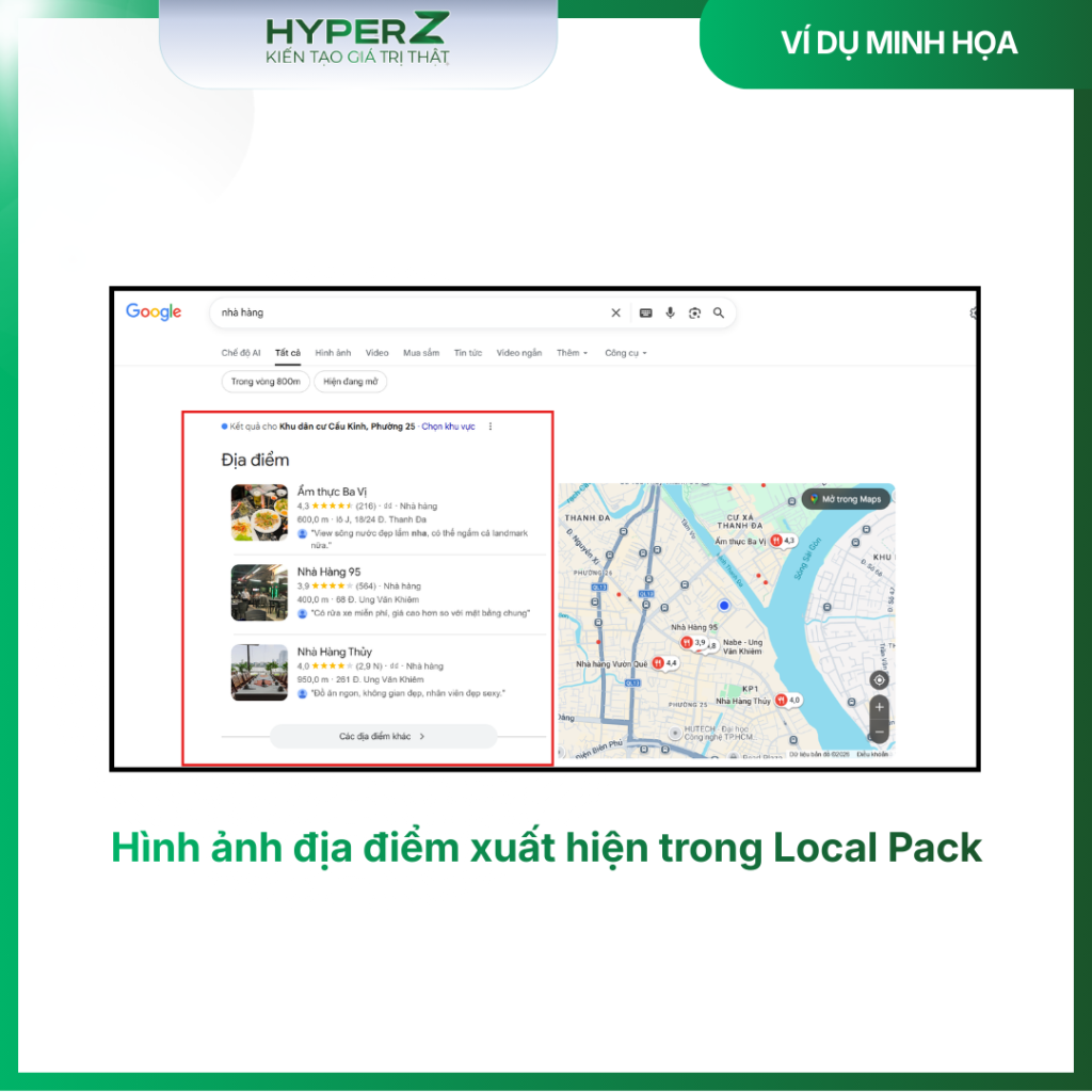 Local Pack Google Maps HyperZ Digital